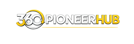 360pioneerHub text logo